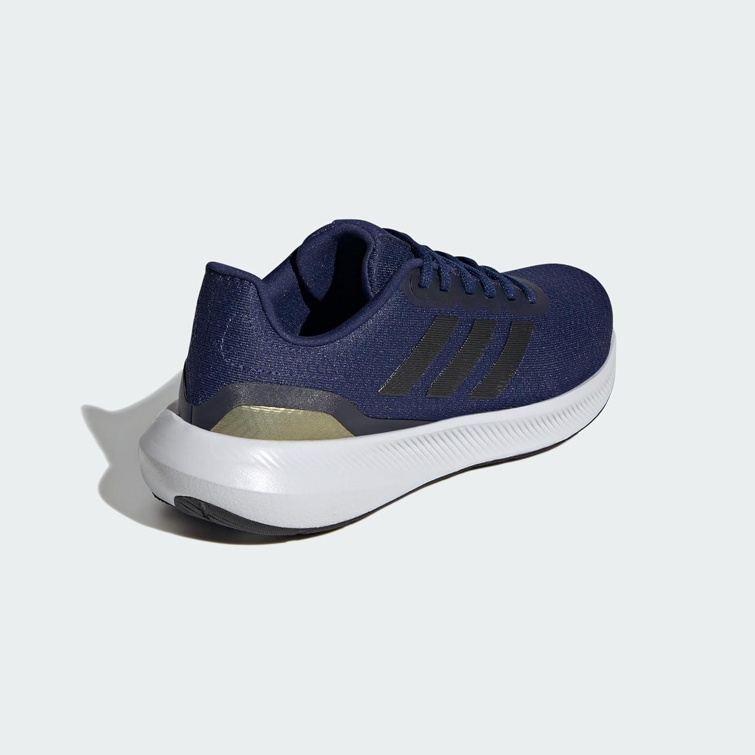 imageadidas Mens Running ShoeDark BlueBlackGold Metallic