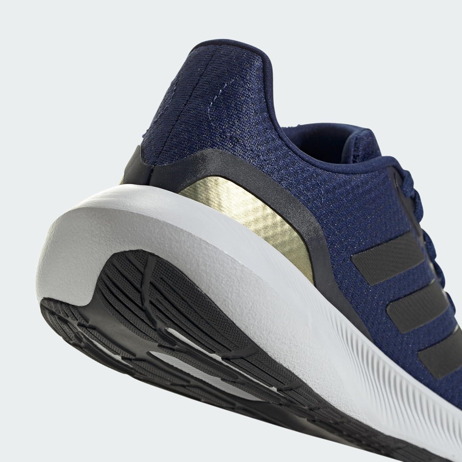 imageadidas Mens Running ShoeDark BlueBlackGold Metallic