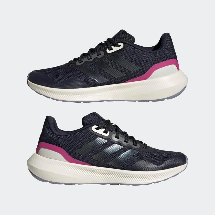imageadidas Mens Running ShoeInkBlack Blue MetallicSemi Lucid Fuchsia