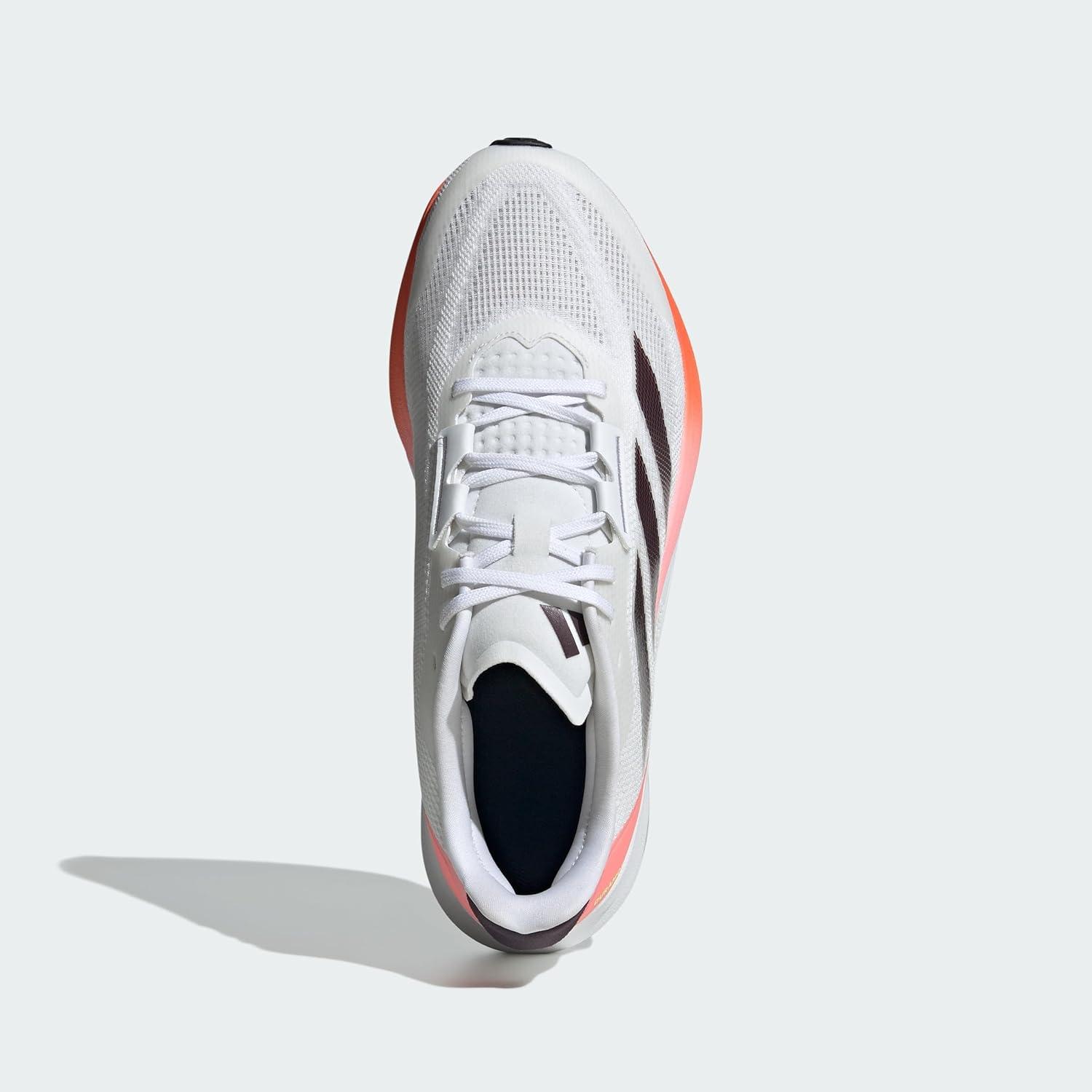 imageadidas Mens Running ShoeWhiteAurora MetSolar Red