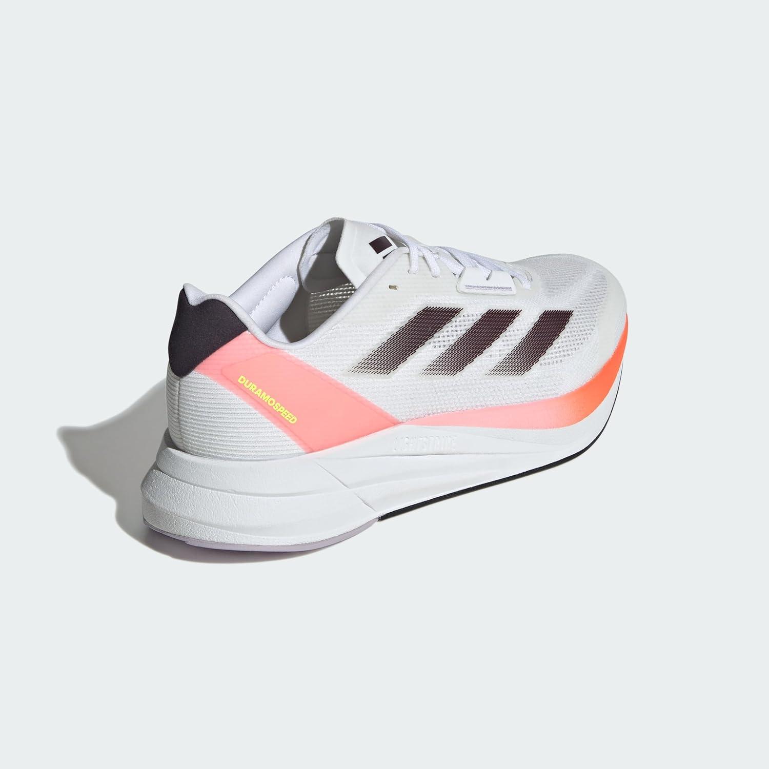 imageadidas Mens Running ShoeWhiteAurora MetSolar Red
