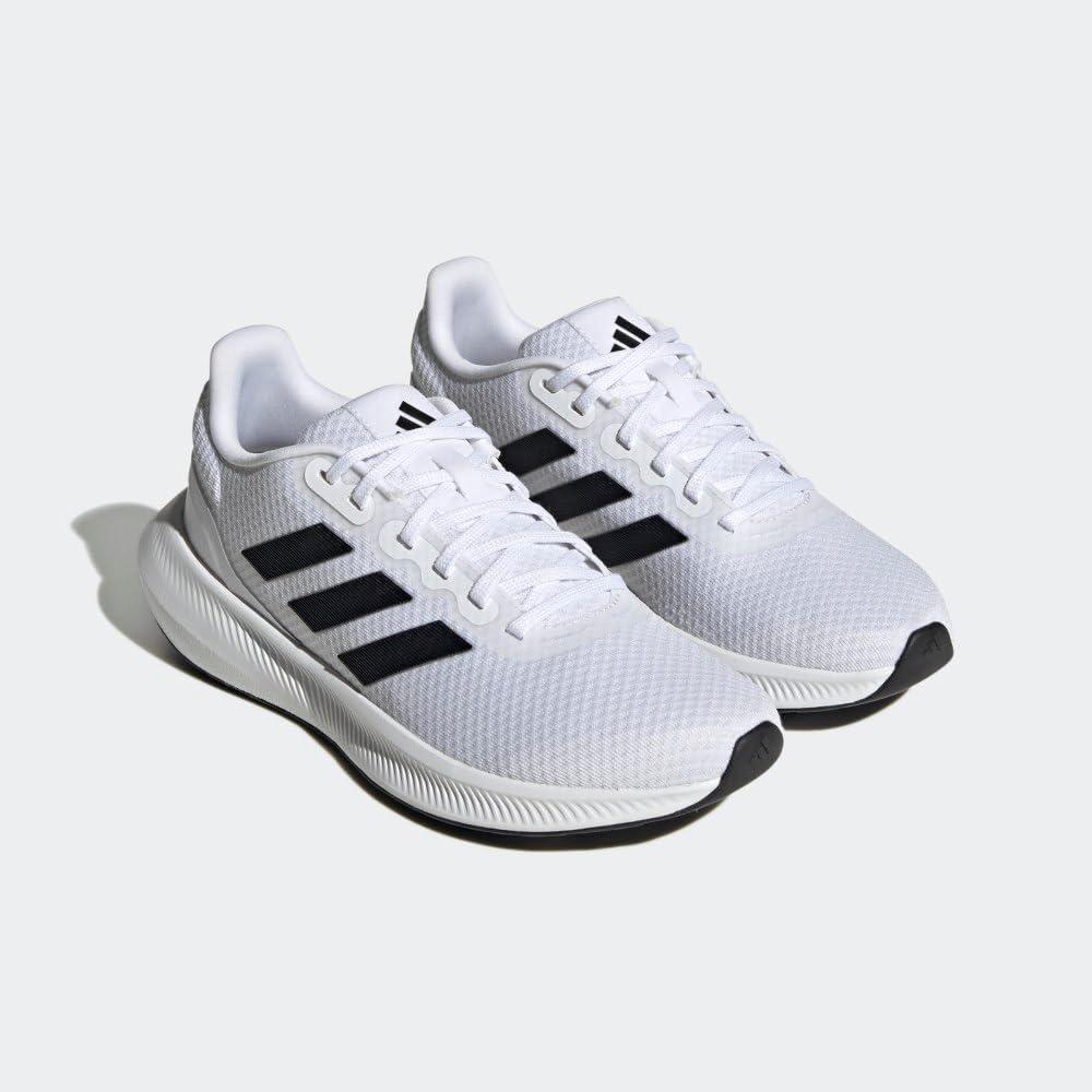 imageadidas Mens Running ShoeWhiteBlackBlack