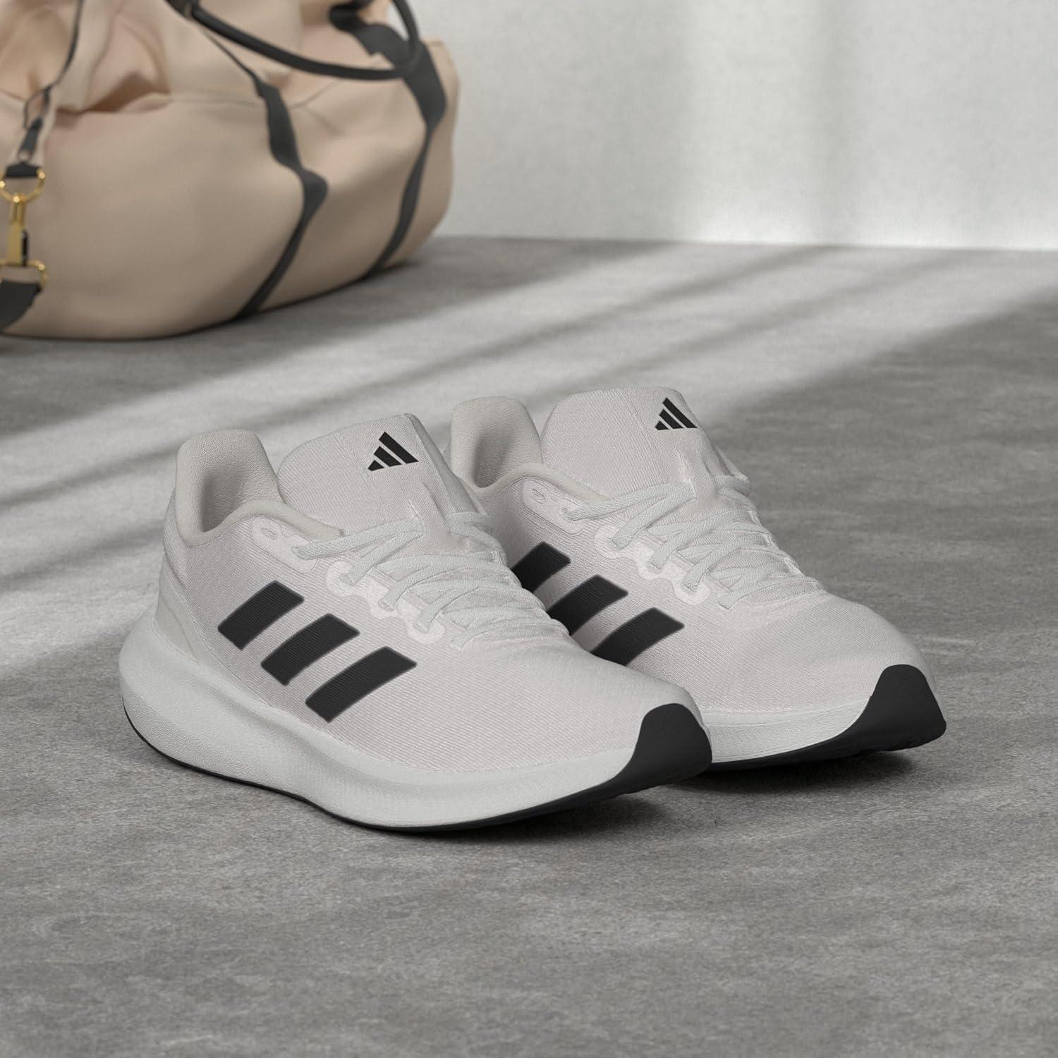 imageadidas Mens Running ShoeWhiteBlackBlack