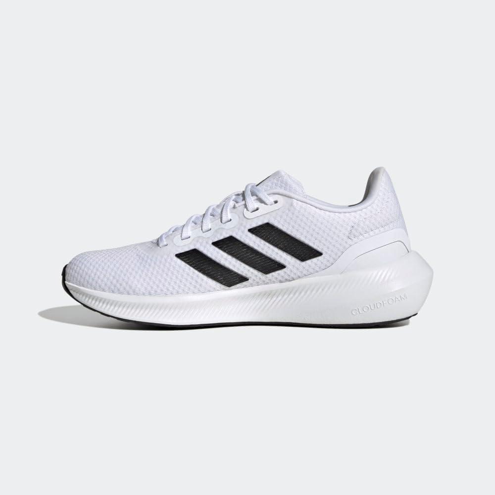 imageadidas Mens Running ShoeWhiteBlackBlack Wide