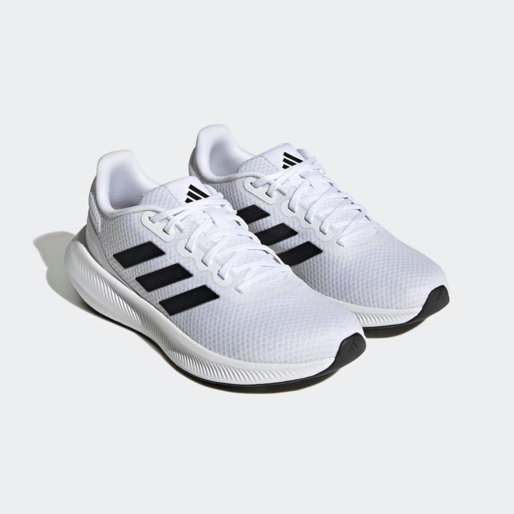 imageadidas Mens Running ShoeWhiteBlackBlack Wide