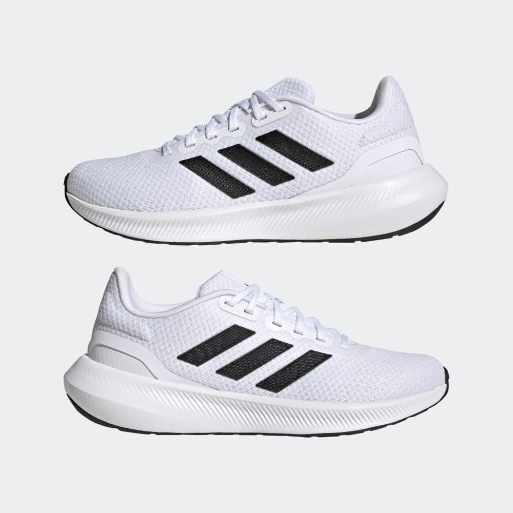 imageadidas Mens Running ShoeWhiteBlackBlack Wide