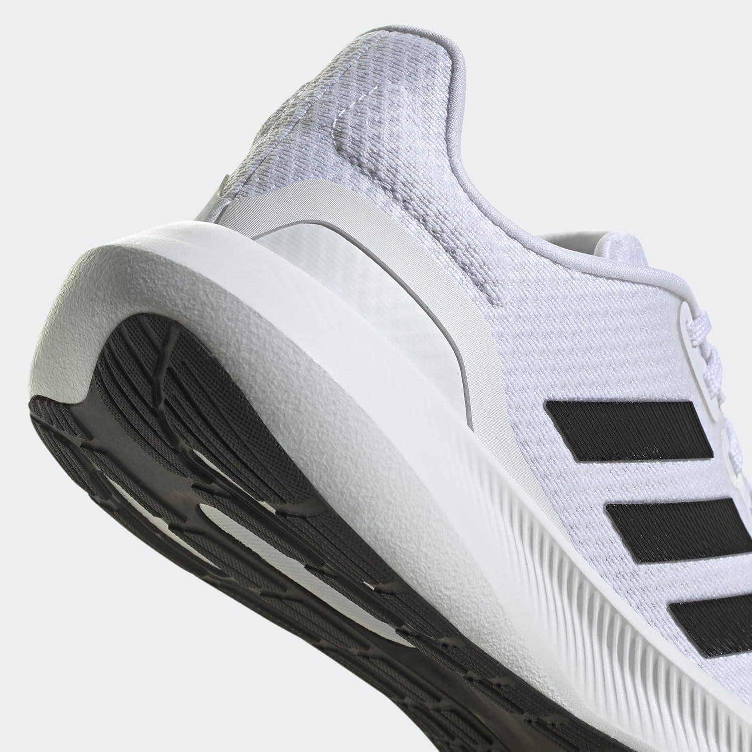 imageadidas Mens Running ShoeWhiteBlackBlack Wide