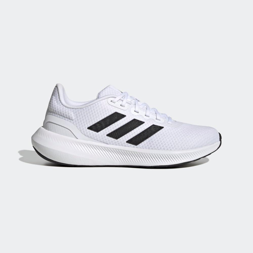 imageadidas Mens Running ShoeWhiteBlackBlack Wide