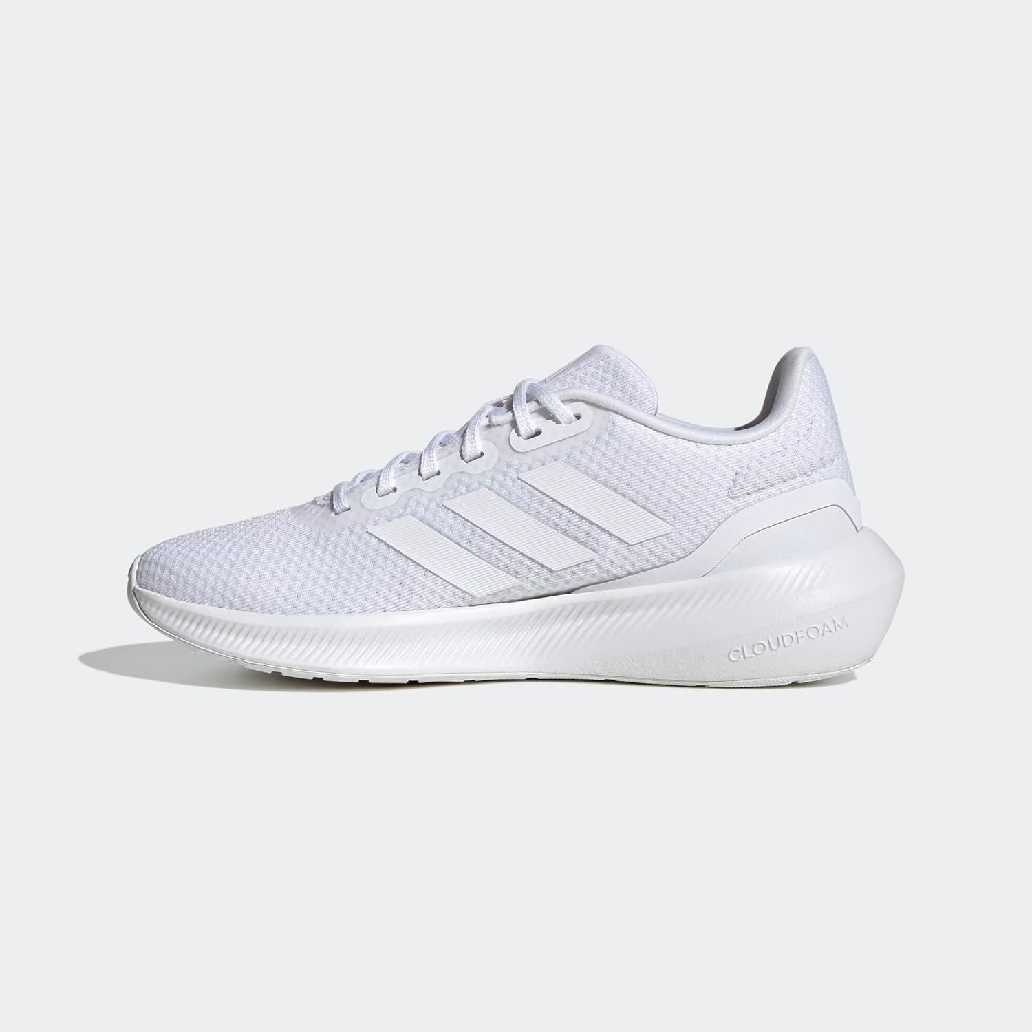 imageadidas Mens Running ShoeWhiteWhiteBlack