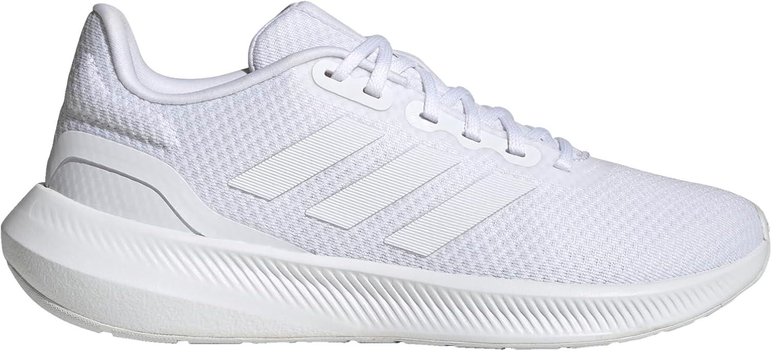 imageadidas Mens Running ShoeWhiteWhiteBlack