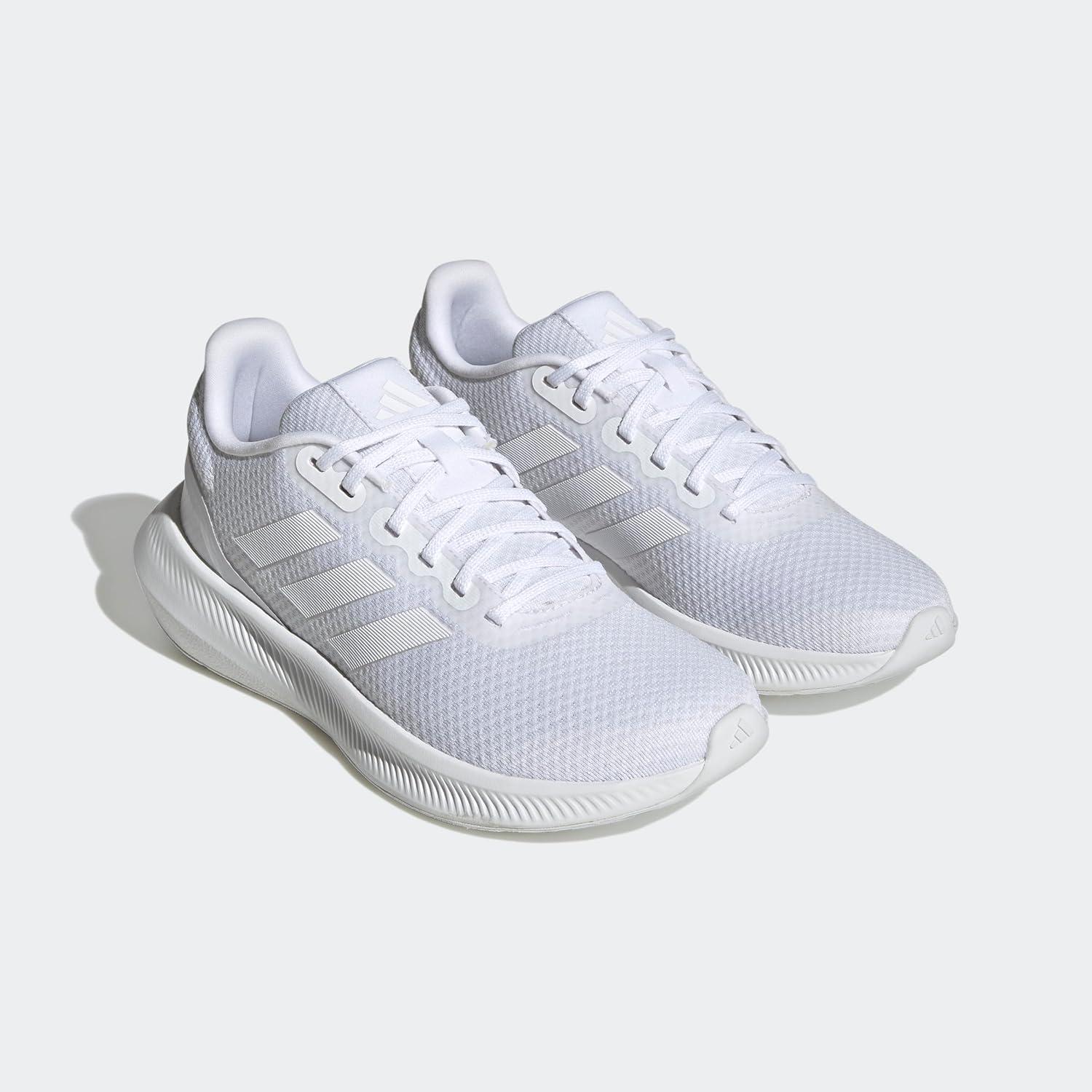 imageadidas Mens Running ShoeWhiteWhiteBlack