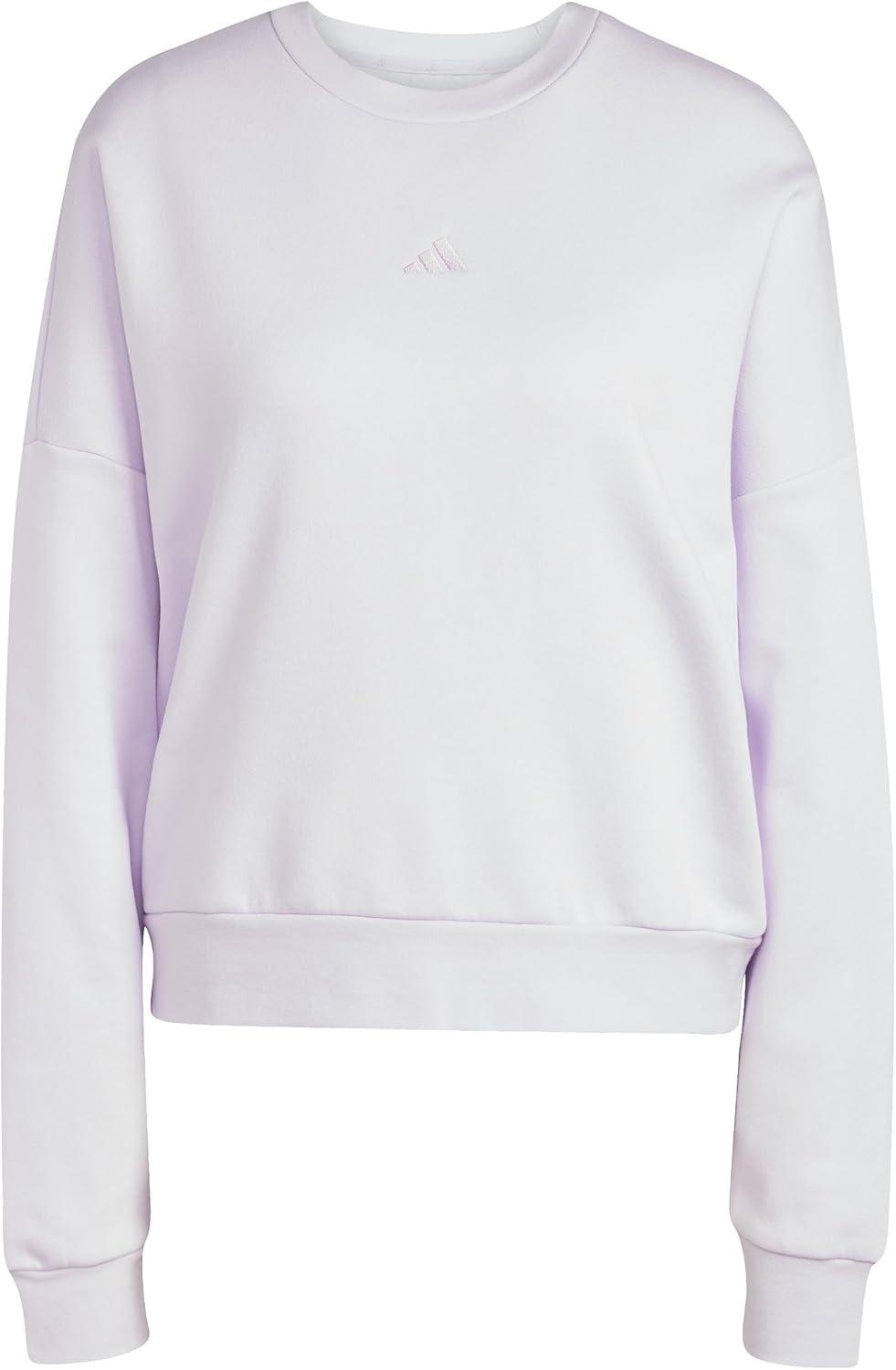 imageadidas Womens Essentials Small Logo Feel Cozy SweatshirtIce LavenderBliss Lilac