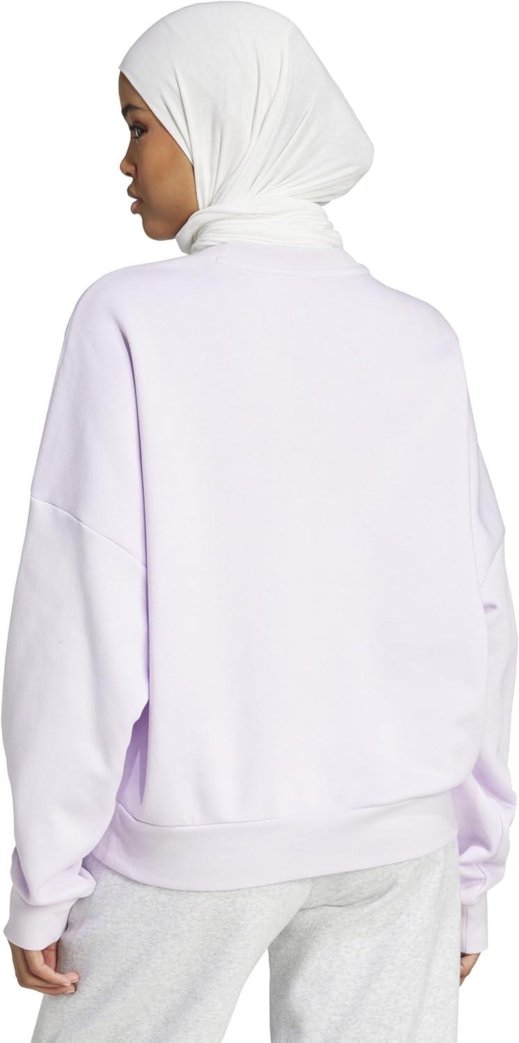 imageadidas Womens Essentials Small Logo Feel Cozy SweatshirtIce LavenderBliss Lilac