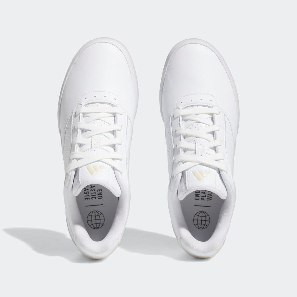 imageadidas Womens Retrocross Spikeless Golf Sneakers Shoes  WhiteFootwear WhiteSand StrataGum 3