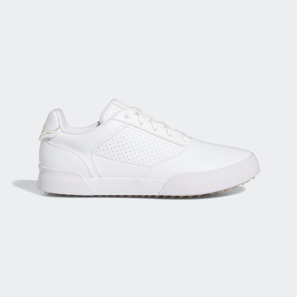 imageadidas Womens Retrocross Spikeless Golf Sneakers Shoes  WhiteFootwear WhiteSand StrataGum 3