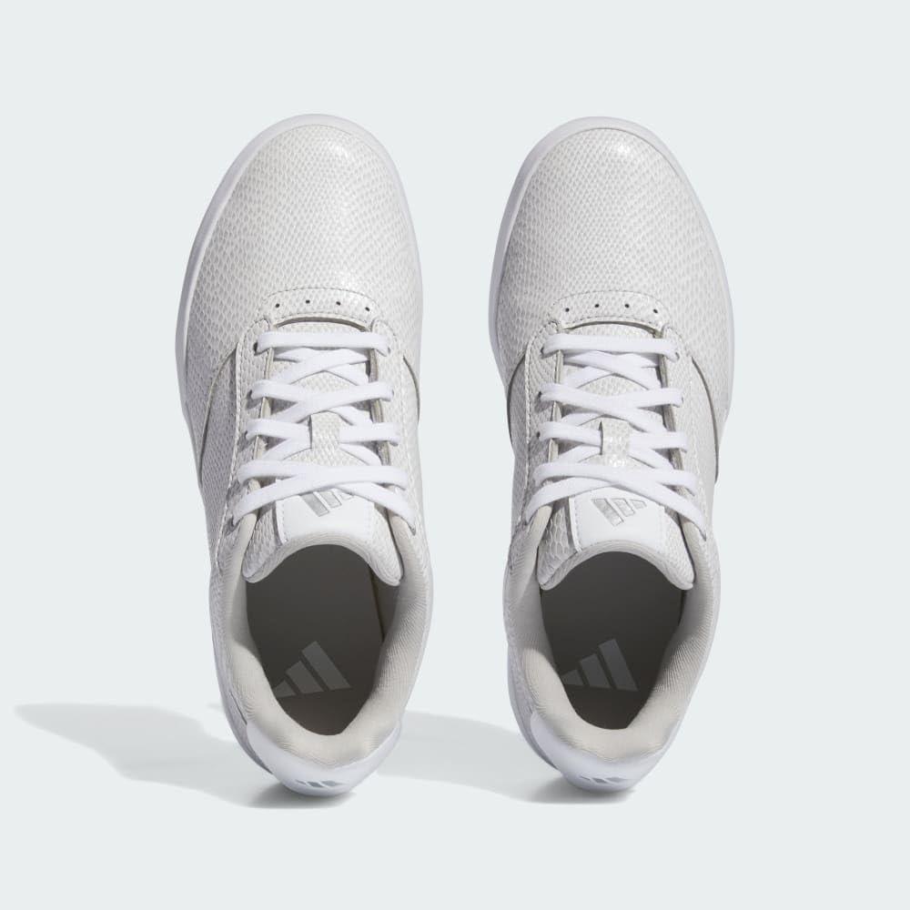 imageadidas Womens Retrocross Spikeless Golf Sneakers Shoes  WhiteGrey TwoSilver MetallicFootwear White