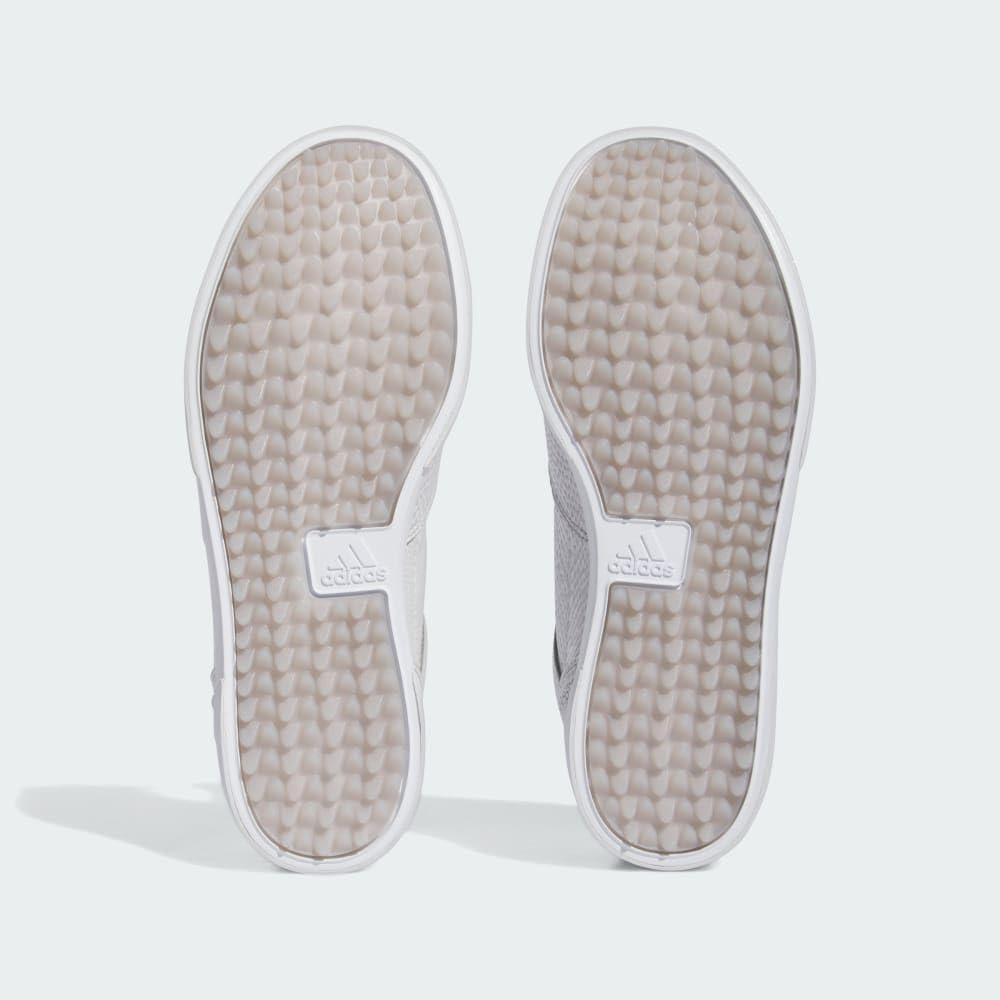 imageadidas Womens Retrocross Spikeless Golf Sneakers Shoes  WhiteGrey TwoSilver MetallicFootwear White