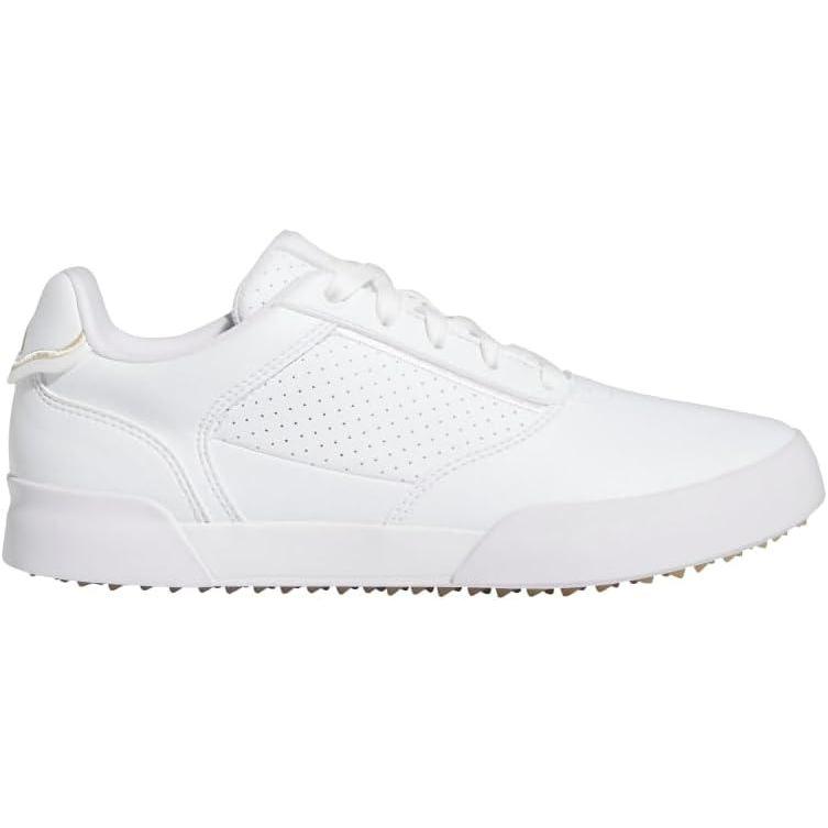imageadidas Womens Retrocross Spikeless Golf Sneakers Shoes  WhiteFootwear WhiteSand StrataGum 3