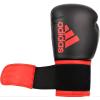 imageAdidas Hybrid 100 Boxing Gloves  Adult Boxing Gloves for Sparring Training ampamp Heavy Bag  Kickboxing Gloves for Women ampamp MenBLACKRED