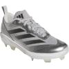 imageAdidas Womens Adizero Instinct Silver Speed Softball SneakerSilver MetallicBlackGrey