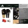 imageadidas AdiPower Hybrid 500 Pro Boxing and Kickboxing GlovesBLACKGOLD