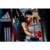 imageadidas AdiSpeed 501 Pro Kickboxing ampamp Boxing Gloves for Men ampamp Women  Leather Training Gloves for Heavy Bag Sparring ampamp FitnessMET BLUEREDSILVER