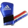 imageadidas AdiSpeed 501 Pro Kickboxing ampamp Boxing Gloves for Men ampamp Women  Leather Training Gloves for Heavy Bag Sparring ampamp FitnessMET BLUEREDSILVER