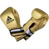 imageadidas AdiSpeed 501 Pro Kickboxing ampamp Boxing Gloves for Men ampamp Women  Leather Training Gloves for Heavy Bag Sparring ampamp FitnessMET GOLDSILVERBLACK