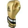 imageadidas AdiSpeed 501 Pro Kickboxing ampamp Boxing Gloves for Men ampamp Women  Leather Training Gloves for Heavy Bag Sparring ampamp FitnessMET GOLDSILVERBLACK
