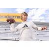 imageadidas Boys Long Sleeve Fleece Pullover HoodieAlumina Tan