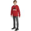 imageadidas Boys Long Sleeve Fleece Pullover HoodieBetter Scarlet