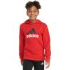imageadidas Boys Long Sleeve Fleece Pullover HoodieBetter Scarlet Red
