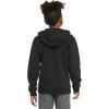 imageadidas Boys Long Sleeve Fleece Pullover HoodieBlack Grey