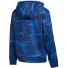 imageadidas Boys Long Sleeve Fleece Pullover HoodieNavyBlue