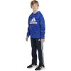 imageadidas Boys Long Sleeve Fleece Pullover HoodieTeam Royal Blue