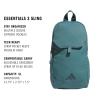 imageadidas Essentials Sling Small Crossbody Bag for Women and Men 5L Black20 One SizePreloved Teal GreenAurora Green Ivy30