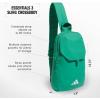 imageadidas Essentials Sling Small Crossbody Bag for Women and Men 5L Black20 One SizeSemi Court Green30