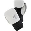 imageadidas Hybrid 200 Leather Boxing and Kickboxing Gloves for Women ampamp MenBLACKGOLD