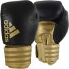 imageadidas Hybrid 200 Leather Boxing and Kickboxing Gloves for Women ampamp MenBLACKGOLD