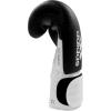 imageadidas Hybrid 200 Leather Boxing and Kickboxing Gloves for Women ampamp MenBLACKWHITE
