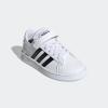 imageadidas Kids Grand Court SneakerWhiteBlackWhite Hook and Loop