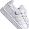 imageadidas Kids Grand Court SneakerWhiteWhiteSuper Pop Hook and Loop