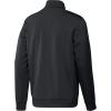imageadidas Mens 3S FullZip Training Athletic Outerwear Casual Full Zip  WhiteDark Grey HeatherBlack