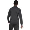 imageadidas Mens 3S FullZip Training Athletic Outerwear Casual Full Zip  WhiteDark Grey HeatherBlack
