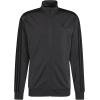 imageadidas Mens 3S FullZip Training Athletic Outerwear Casual Full Zip  WhiteDark Grey HeatherBlack
