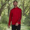 imageadidas Mens 3S FullZip Training Athletic Outerwear Casual Full Zip  WhiteScarletBlack