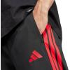 imageadidas Mens 3Stripes Tricot Opem Hem Track PantsBlackPure Ruby