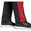 imageadidas Mens 3Stripes Tricot Opem Hem Track PantsBlackPure Ruby