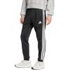 imageadidas Mens 3Stripes Tricot Tapered Track PantsBlackWhite