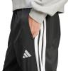 imageadidas Mens 3Stripes Tricot Tapered Track PantsBlackWhite